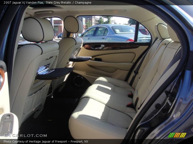 Slate Grey Metallic / Champagne 2007 Jaguar XJ Vanden Plas