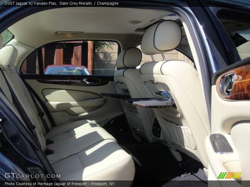 Slate Grey Metallic / Champagne 2007 Jaguar XJ Vanden Plas
