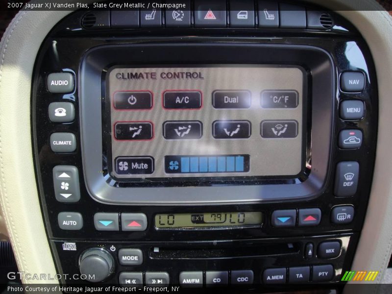 Slate Grey Metallic / Champagne 2007 Jaguar XJ Vanden Plas