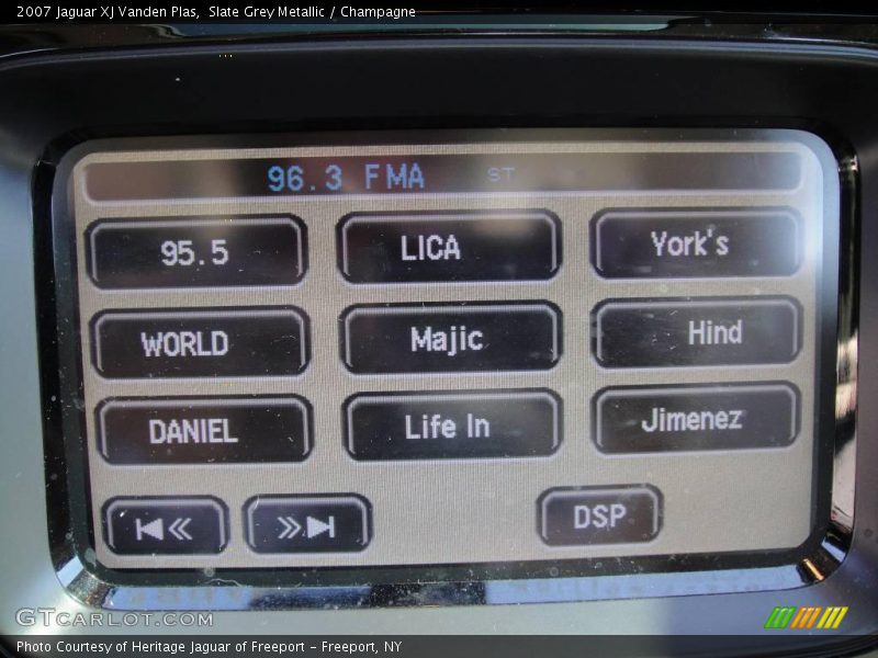 Slate Grey Metallic / Champagne 2007 Jaguar XJ Vanden Plas
