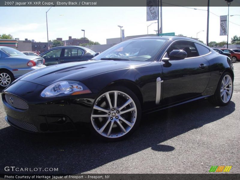 Ebony Black / Charcoal 2007 Jaguar XK XKR Coupe