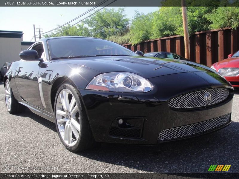 Ebony Black / Charcoal 2007 Jaguar XK XKR Coupe