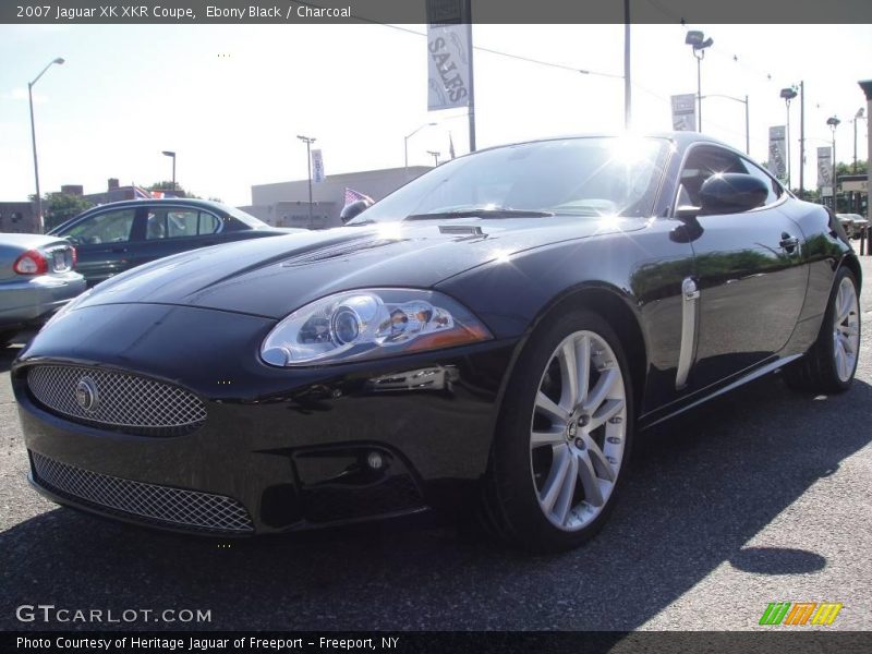 Ebony Black / Charcoal 2007 Jaguar XK XKR Coupe