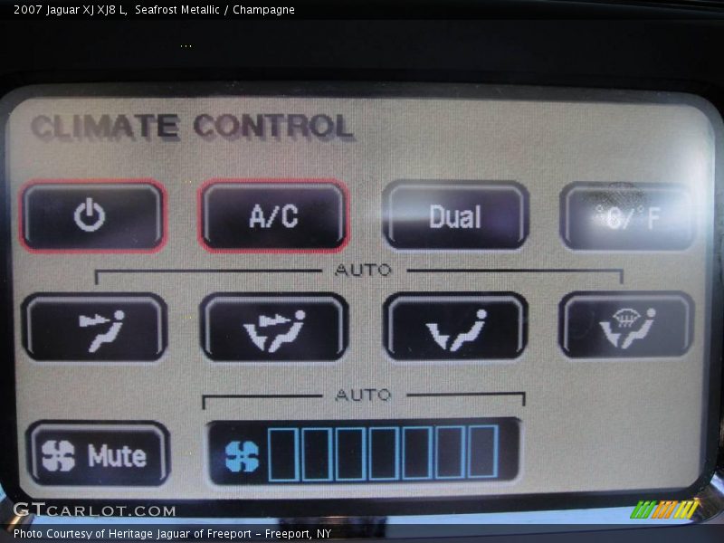 Seafrost Metallic / Champagne 2007 Jaguar XJ XJ8 L