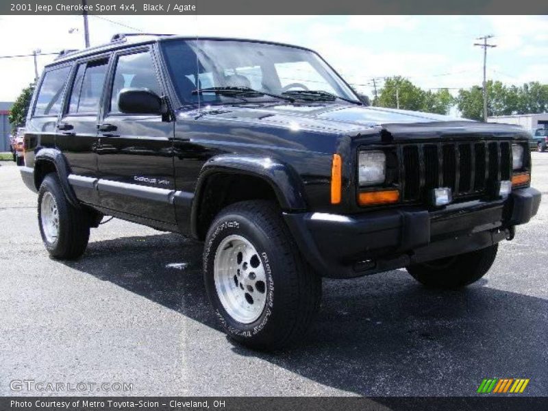 Black / Agate 2001 Jeep Cherokee Sport 4x4