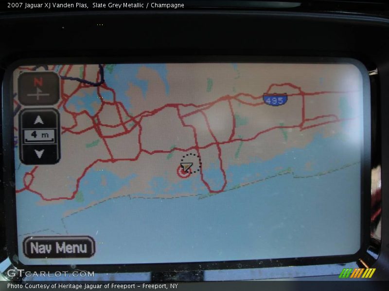 Slate Grey Metallic / Champagne 2007 Jaguar XJ Vanden Plas