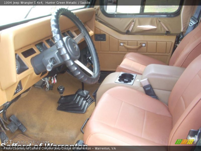 Hunter Green Metallic / Saddle 1994 Jeep Wrangler S 4x4