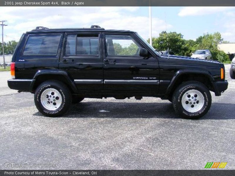 Black / Agate 2001 Jeep Cherokee Sport 4x4