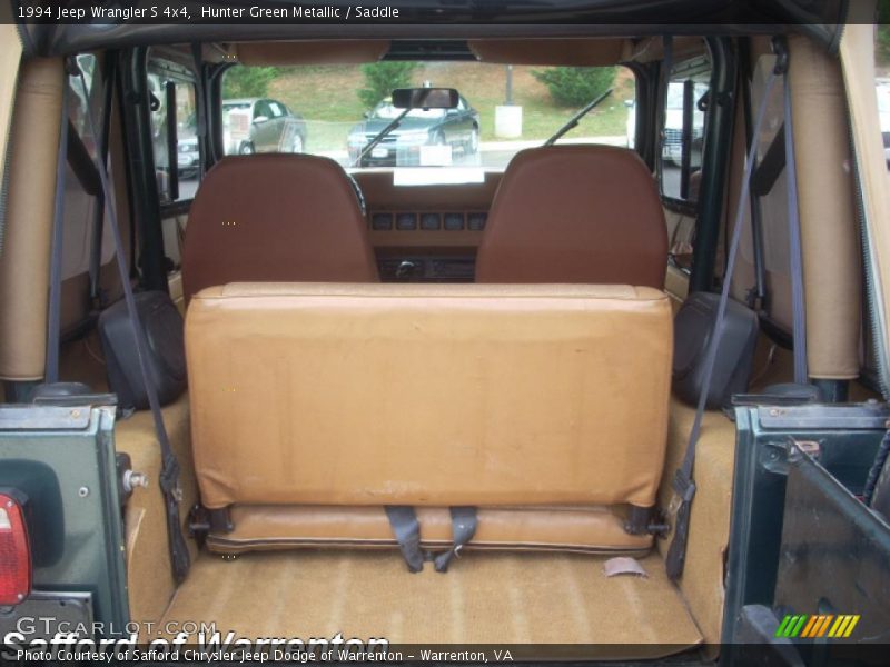 Hunter Green Metallic / Saddle 1994 Jeep Wrangler S 4x4