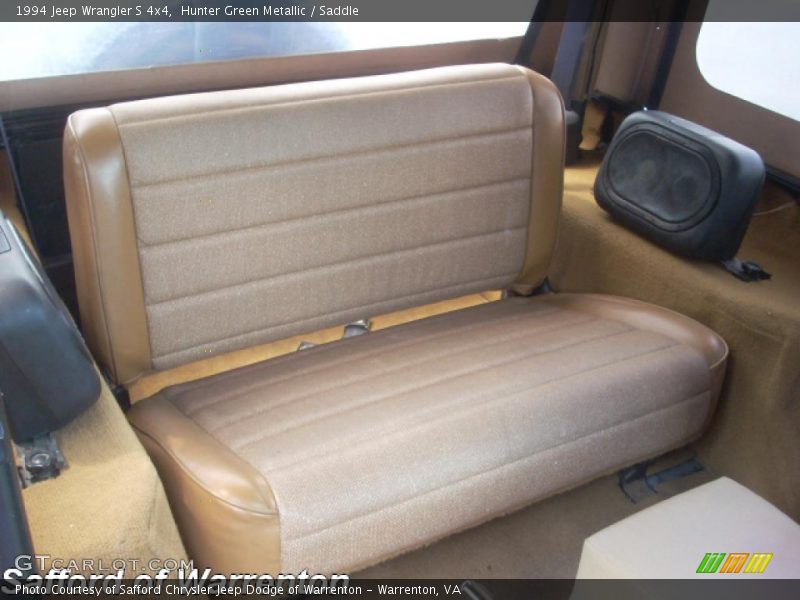 Hunter Green Metallic / Saddle 1994 Jeep Wrangler S 4x4