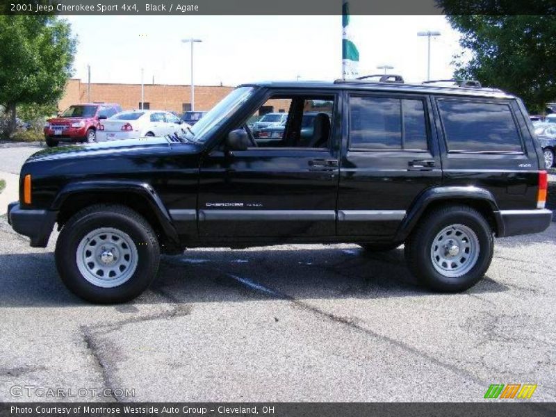 Black / Agate 2001 Jeep Cherokee Sport 4x4