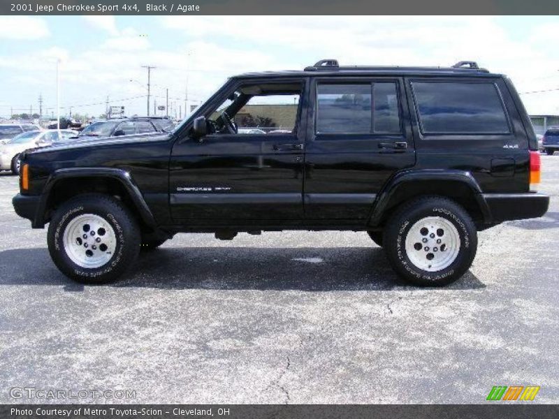 Black / Agate 2001 Jeep Cherokee Sport 4x4