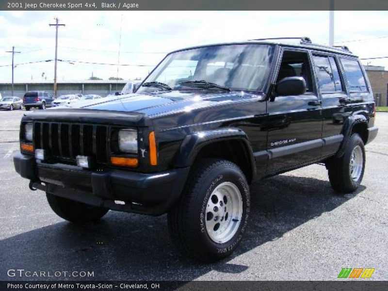 Black / Agate 2001 Jeep Cherokee Sport 4x4