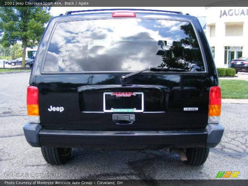 Black / Agate 2001 Jeep Cherokee Sport 4x4