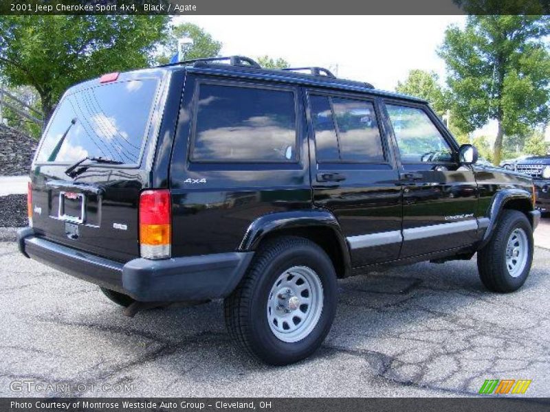 Black / Agate 2001 Jeep Cherokee Sport 4x4