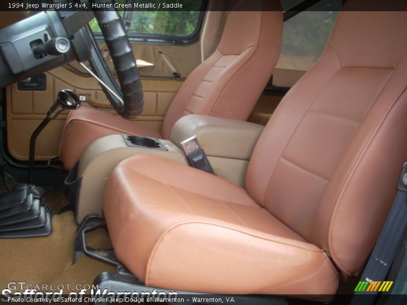 Hunter Green Metallic / Saddle 1994 Jeep Wrangler S 4x4