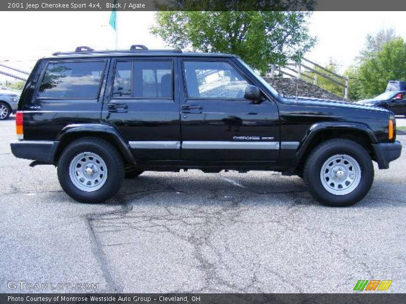 Black / Agate 2001 Jeep Cherokee Sport 4x4