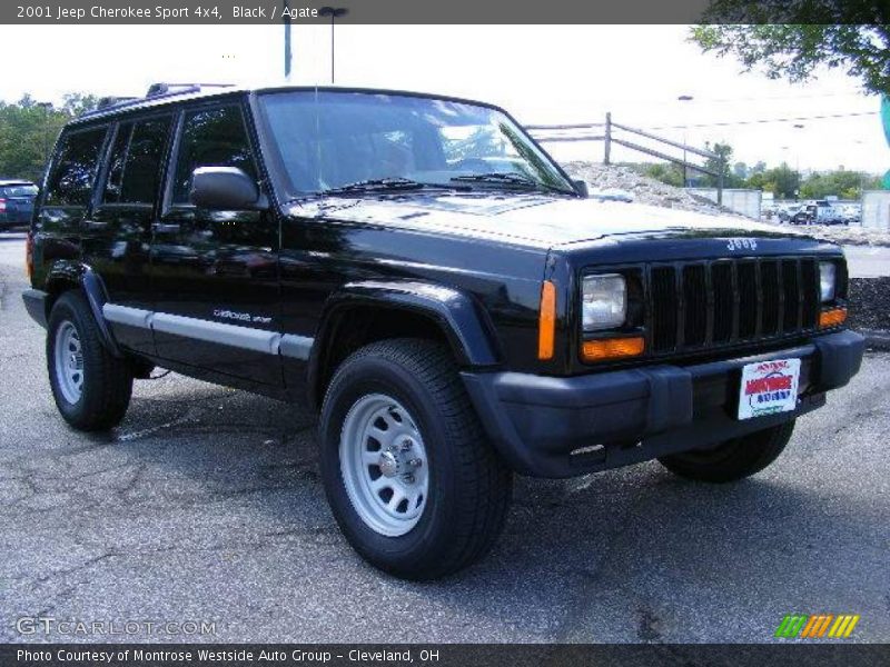 Black / Agate 2001 Jeep Cherokee Sport 4x4