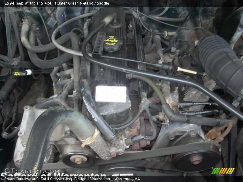 Hunter Green Metallic / Saddle 1994 Jeep Wrangler S 4x4