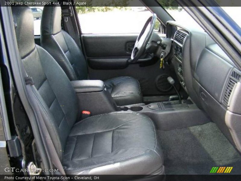 Black / Agate 2001 Jeep Cherokee Sport 4x4