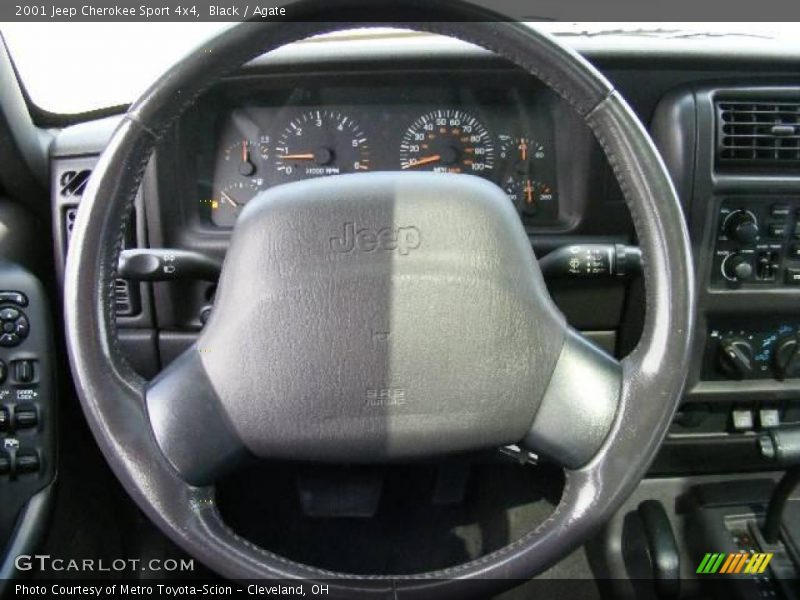 Black / Agate 2001 Jeep Cherokee Sport 4x4