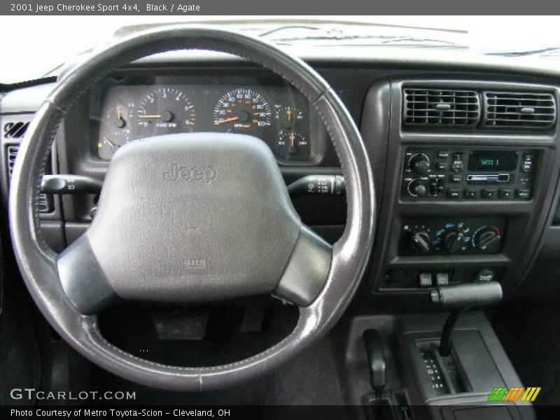 Black / Agate 2001 Jeep Cherokee Sport 4x4