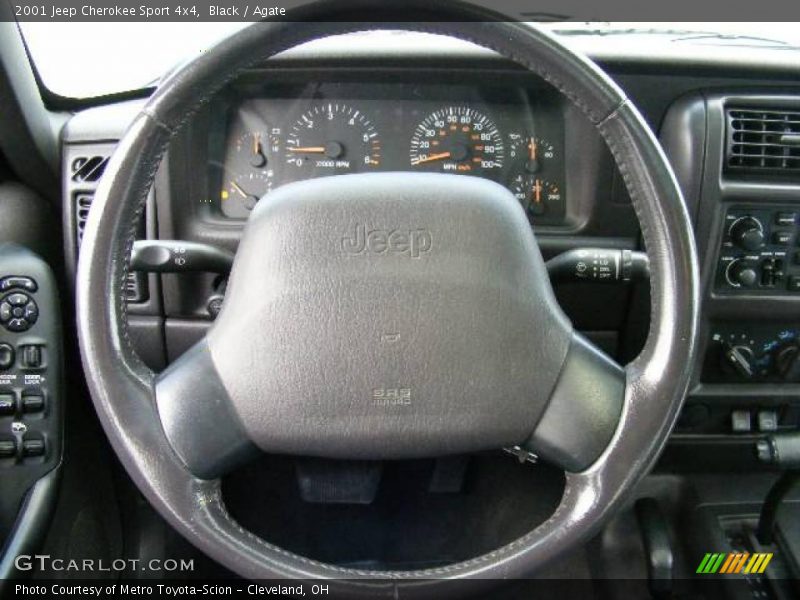Black / Agate 2001 Jeep Cherokee Sport 4x4
