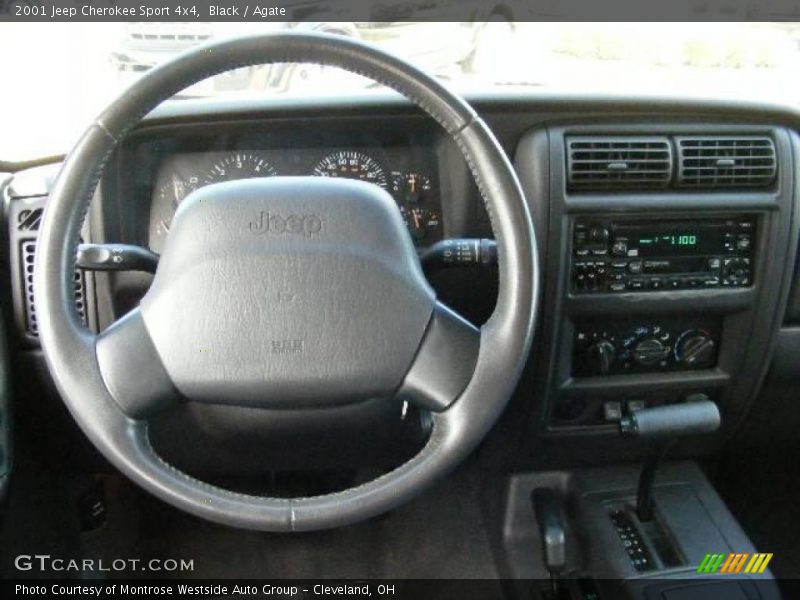 Black / Agate 2001 Jeep Cherokee Sport 4x4