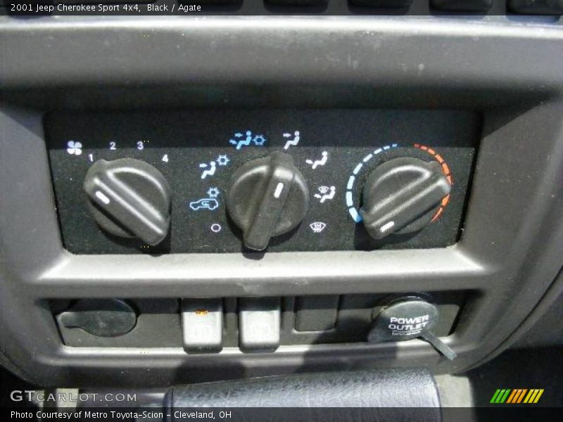 Black / Agate 2001 Jeep Cherokee Sport 4x4