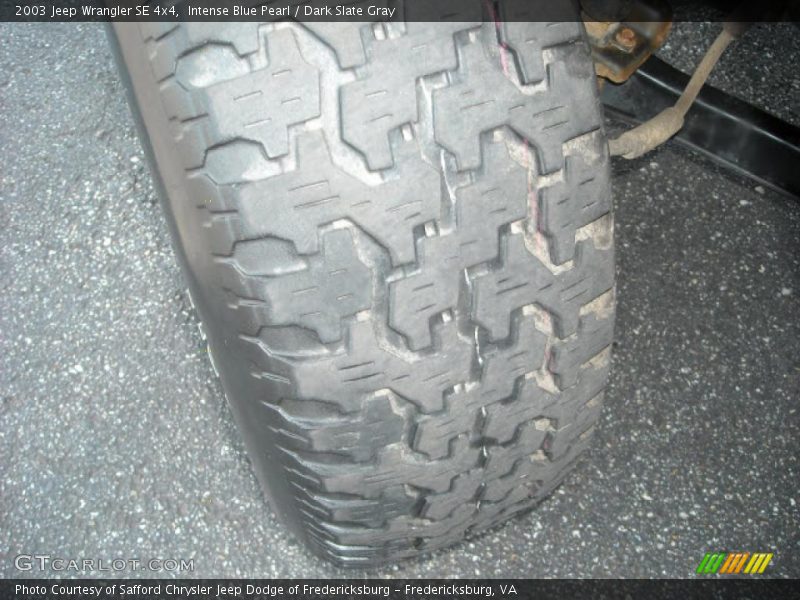 Intense Blue Pearl / Dark Slate Gray 2003 Jeep Wrangler SE 4x4