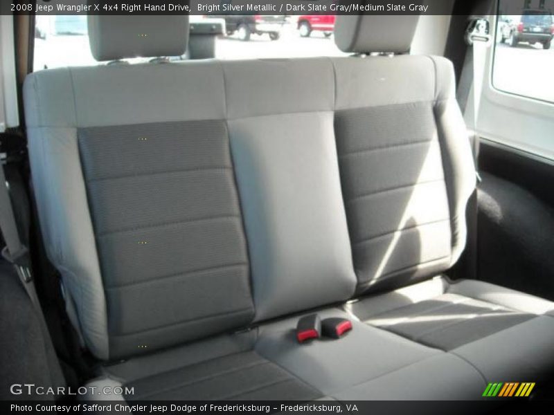 Bright Silver Metallic / Dark Slate Gray/Medium Slate Gray 2008 Jeep Wrangler X 4x4 Right Hand Drive