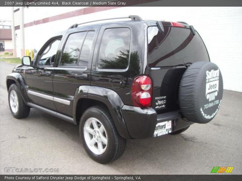 Black Clearcoat / Medium Slate Gray 2007 Jeep Liberty Limited 4x4