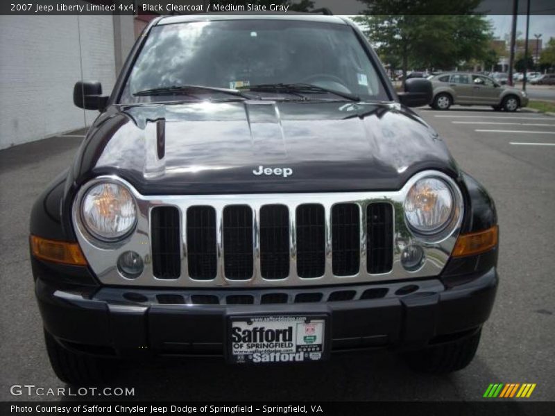 Black Clearcoat / Medium Slate Gray 2007 Jeep Liberty Limited 4x4