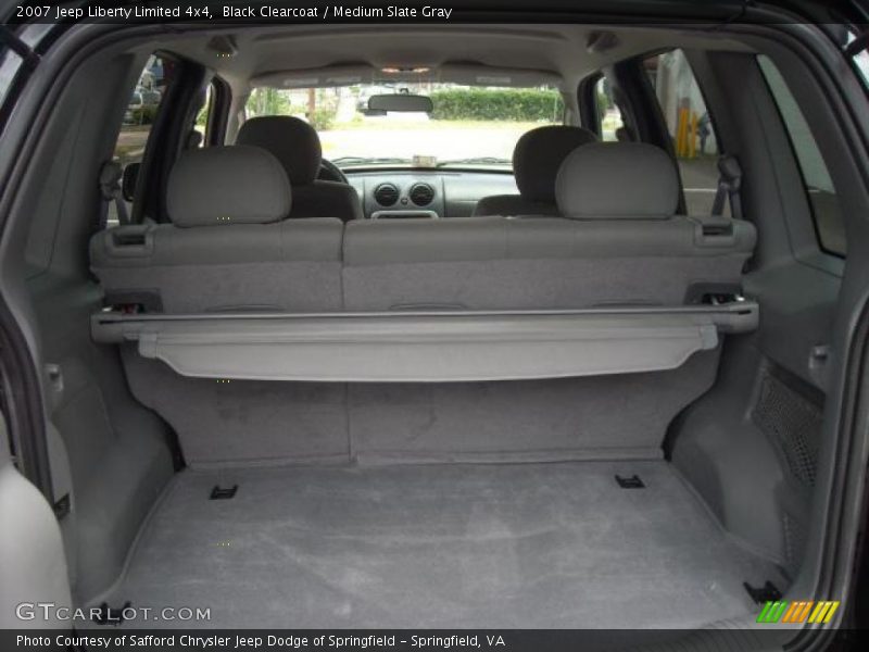 Black Clearcoat / Medium Slate Gray 2007 Jeep Liberty Limited 4x4