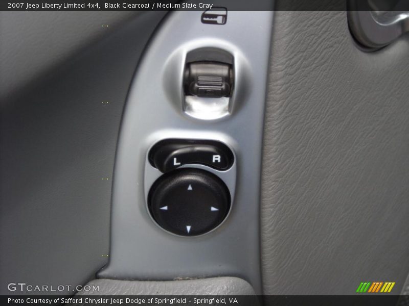 Black Clearcoat / Medium Slate Gray 2007 Jeep Liberty Limited 4x4