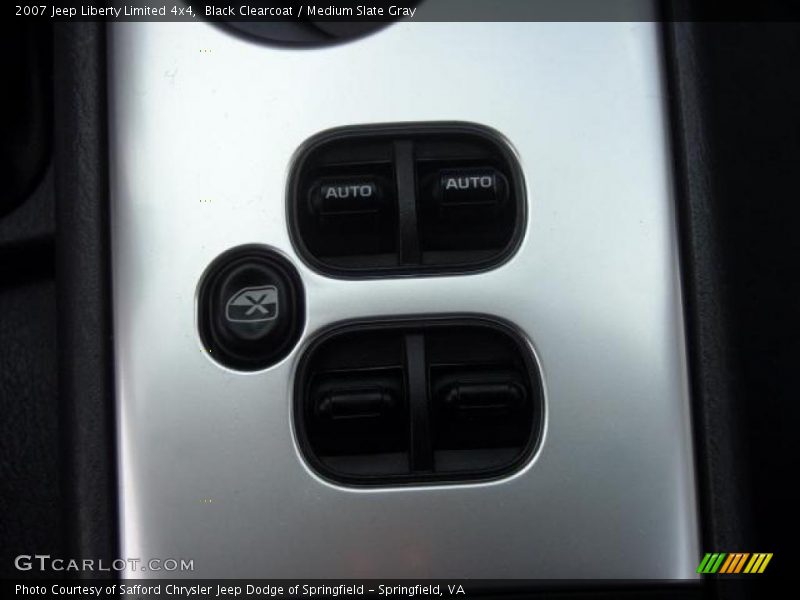 Black Clearcoat / Medium Slate Gray 2007 Jeep Liberty Limited 4x4