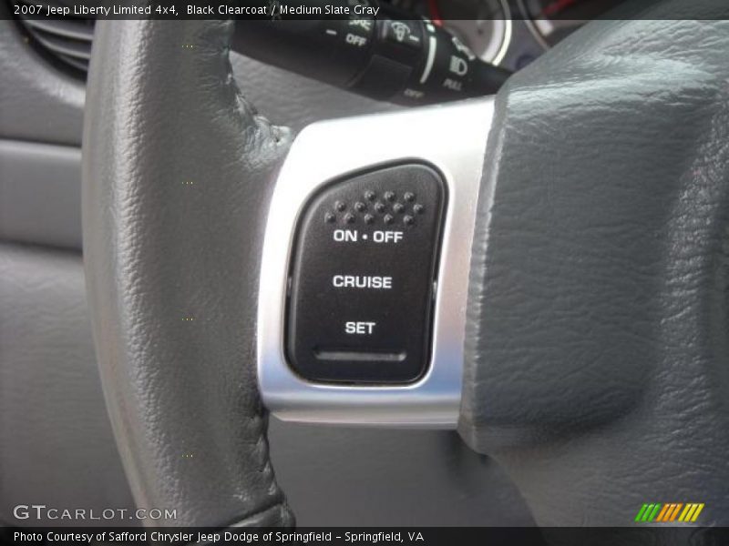 Black Clearcoat / Medium Slate Gray 2007 Jeep Liberty Limited 4x4