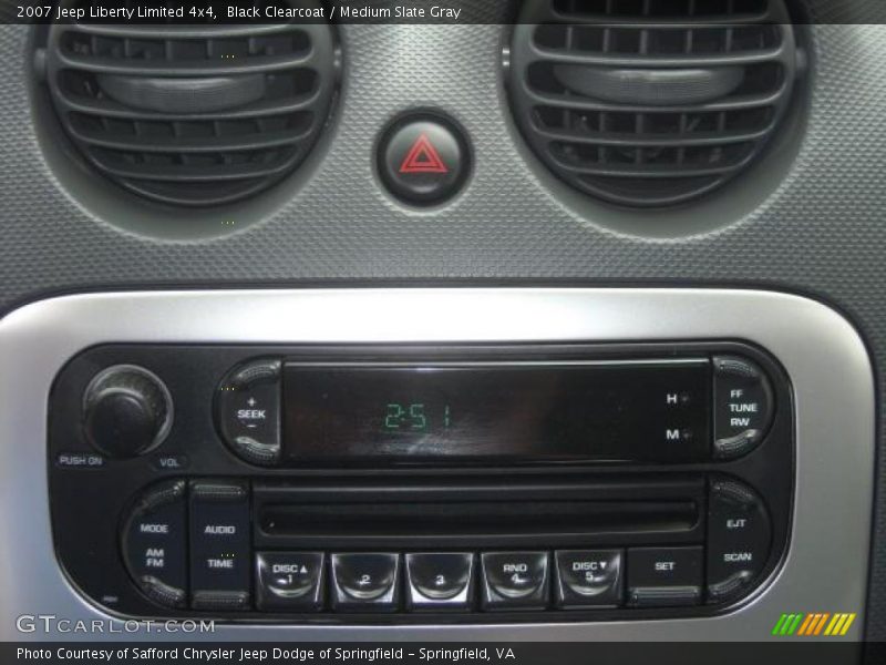 Black Clearcoat / Medium Slate Gray 2007 Jeep Liberty Limited 4x4