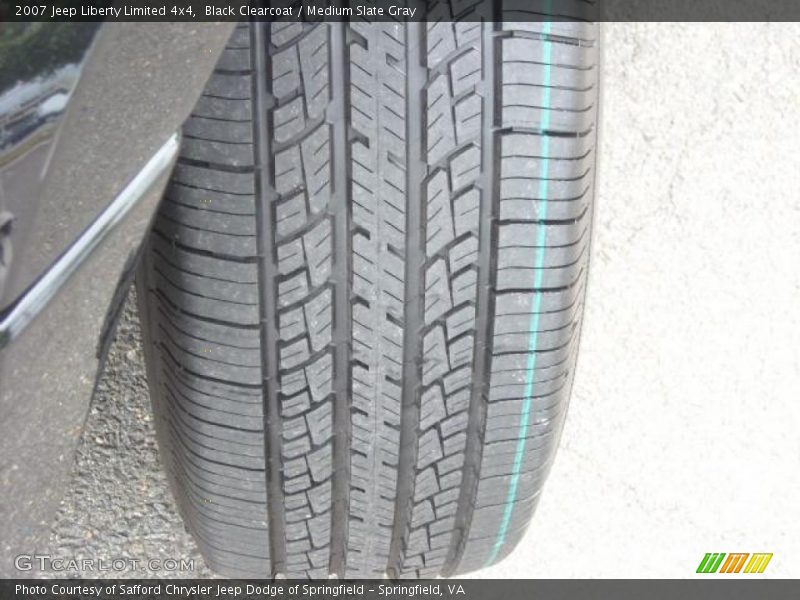 Black Clearcoat / Medium Slate Gray 2007 Jeep Liberty Limited 4x4