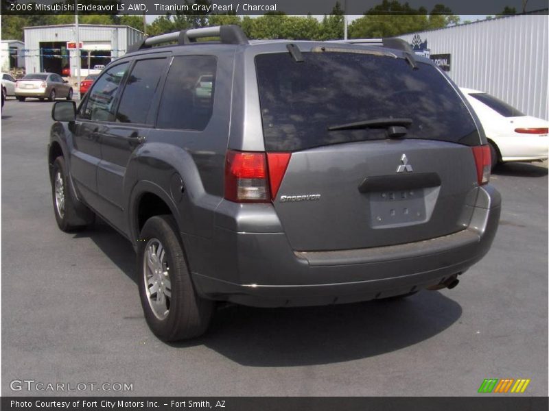Titanium Gray Pearl / Charcoal 2006 Mitsubishi Endeavor LS AWD
