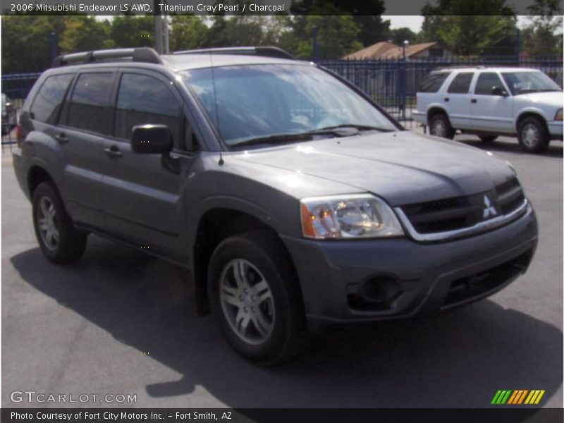 Titanium Gray Pearl / Charcoal 2006 Mitsubishi Endeavor LS AWD