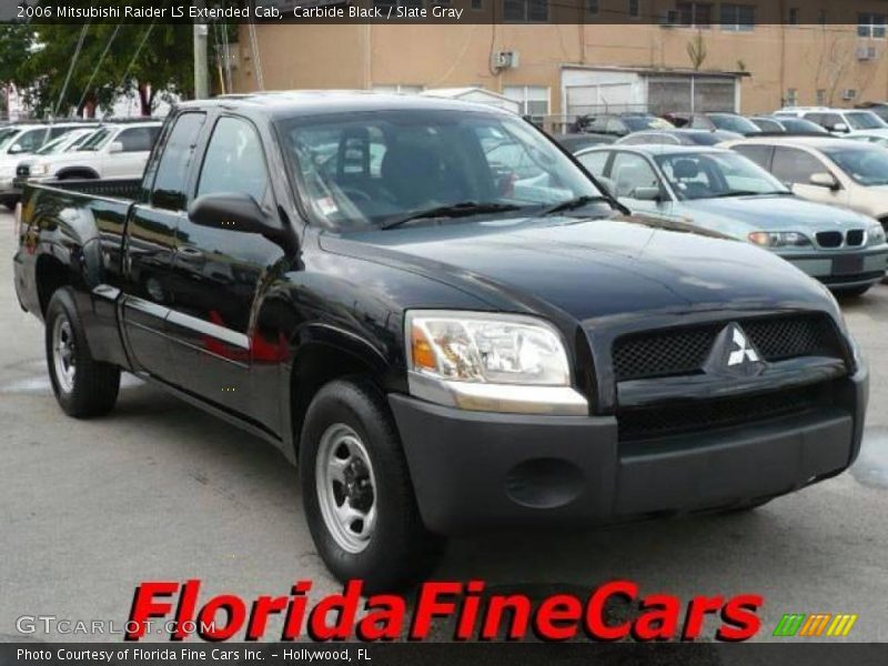 Carbide Black / Slate Gray 2006 Mitsubishi Raider LS Extended Cab