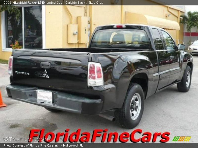 Carbide Black / Slate Gray 2006 Mitsubishi Raider LS Extended Cab