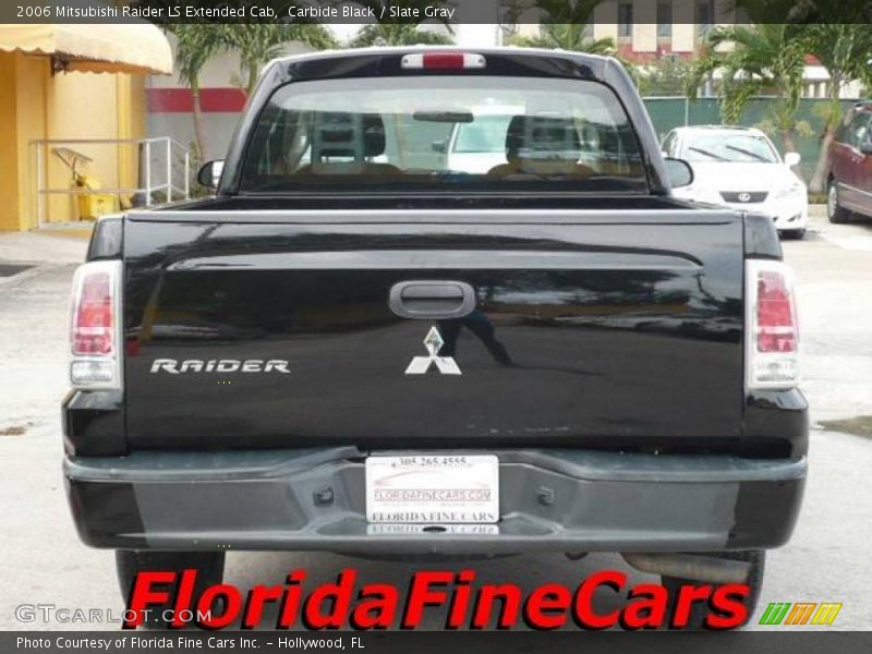 Carbide Black / Slate Gray 2006 Mitsubishi Raider LS Extended Cab