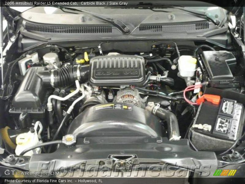 Carbide Black / Slate Gray 2006 Mitsubishi Raider LS Extended Cab