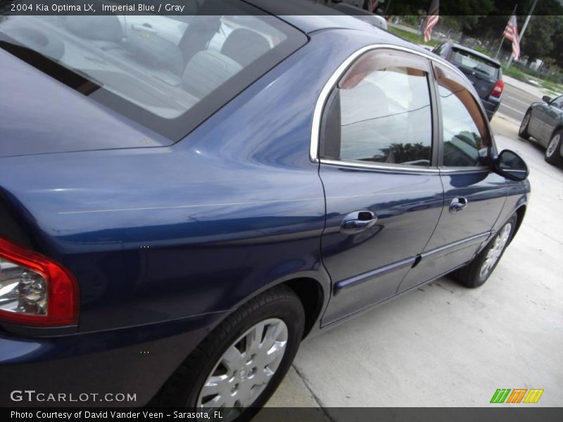 Imperial Blue / Gray 2004 Kia Optima LX
