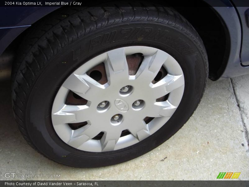 Imperial Blue / Gray 2004 Kia Optima LX