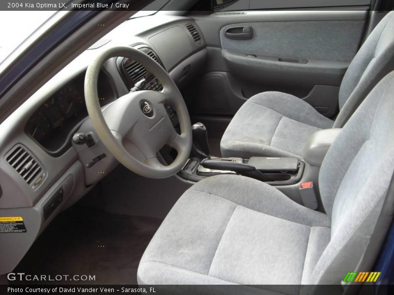 Imperial Blue / Gray 2004 Kia Optima LX