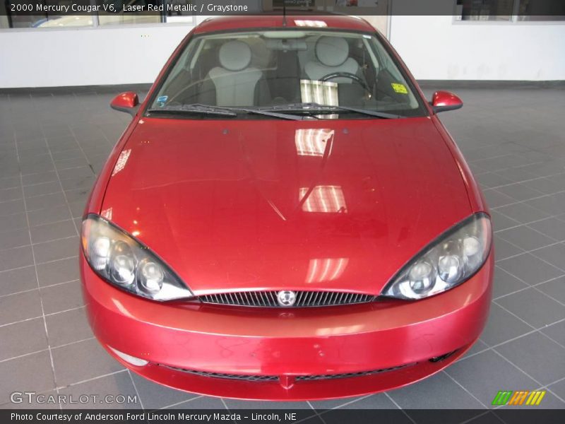 Laser Red Metallic / Graystone 2000 Mercury Cougar V6
