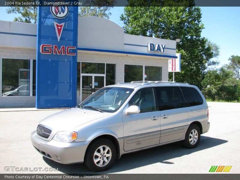 Diamond Silver / Gray 2004 Kia Sedona EX